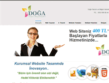 Tablet Screenshot of dogayazilim.com